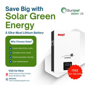 MUST 5.12KWh  Lithium Battery 100ah & 200ah