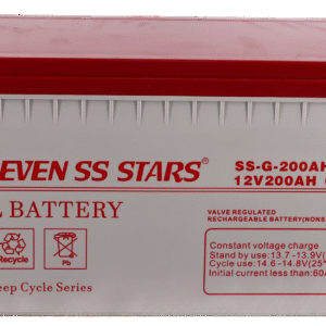 200ah 12v Seven Ss Stars Solar Gel Battery
